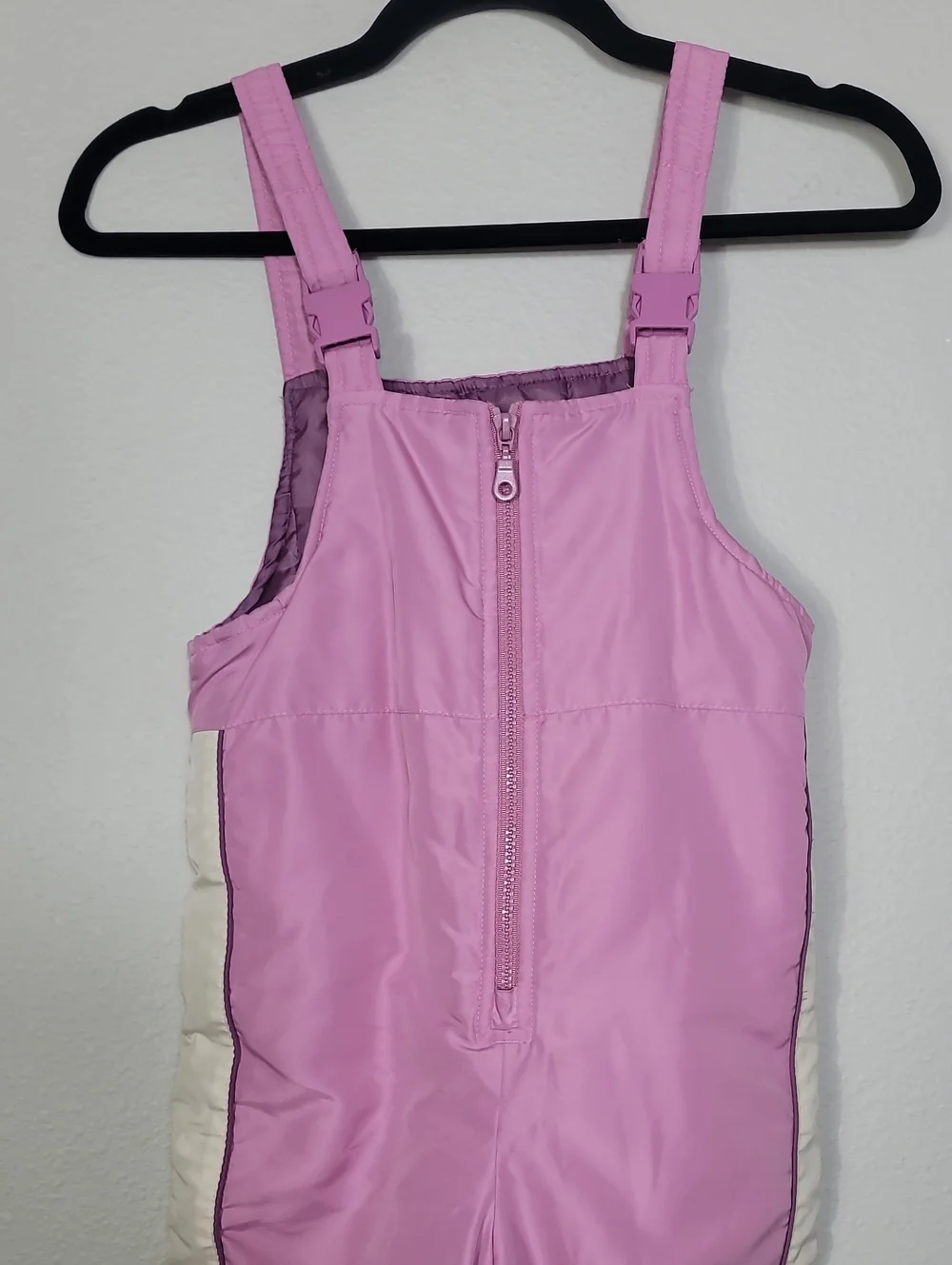 Vintage OshKosh Bgosh Girls Purple Snow Suit Size 6X One Piece Cold Outdoor